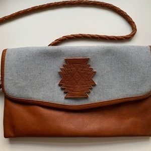 Nena and Co Custom Denim Date Night Clutch